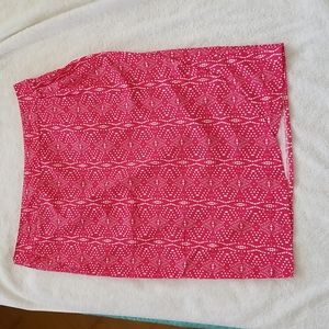 Rip Skirt wrap swim skirt cover up, size XL, dark pink